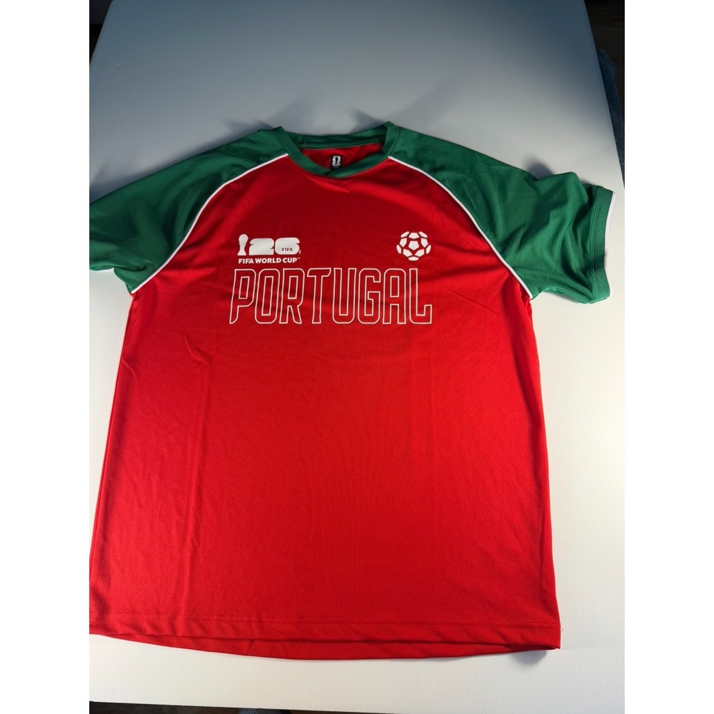 FIFA World Cup Portugal Classic Men's Soccer Futbol Red Jersey Xl